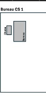 Plan d'implantation Bureau CS 1 — Polyclinique Nassib