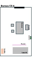 Plan d'implantation Bureau CS 4 — Polyclinique Nassib
