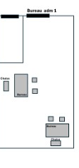 Plan d'implantation Bureau adm 1 — Polyclinique Nassib