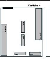 Plan d'implantation Magasin — Polyclinique Nassib