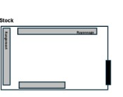 Plan d'implantation Stock urgences — Polyclinique Nassib